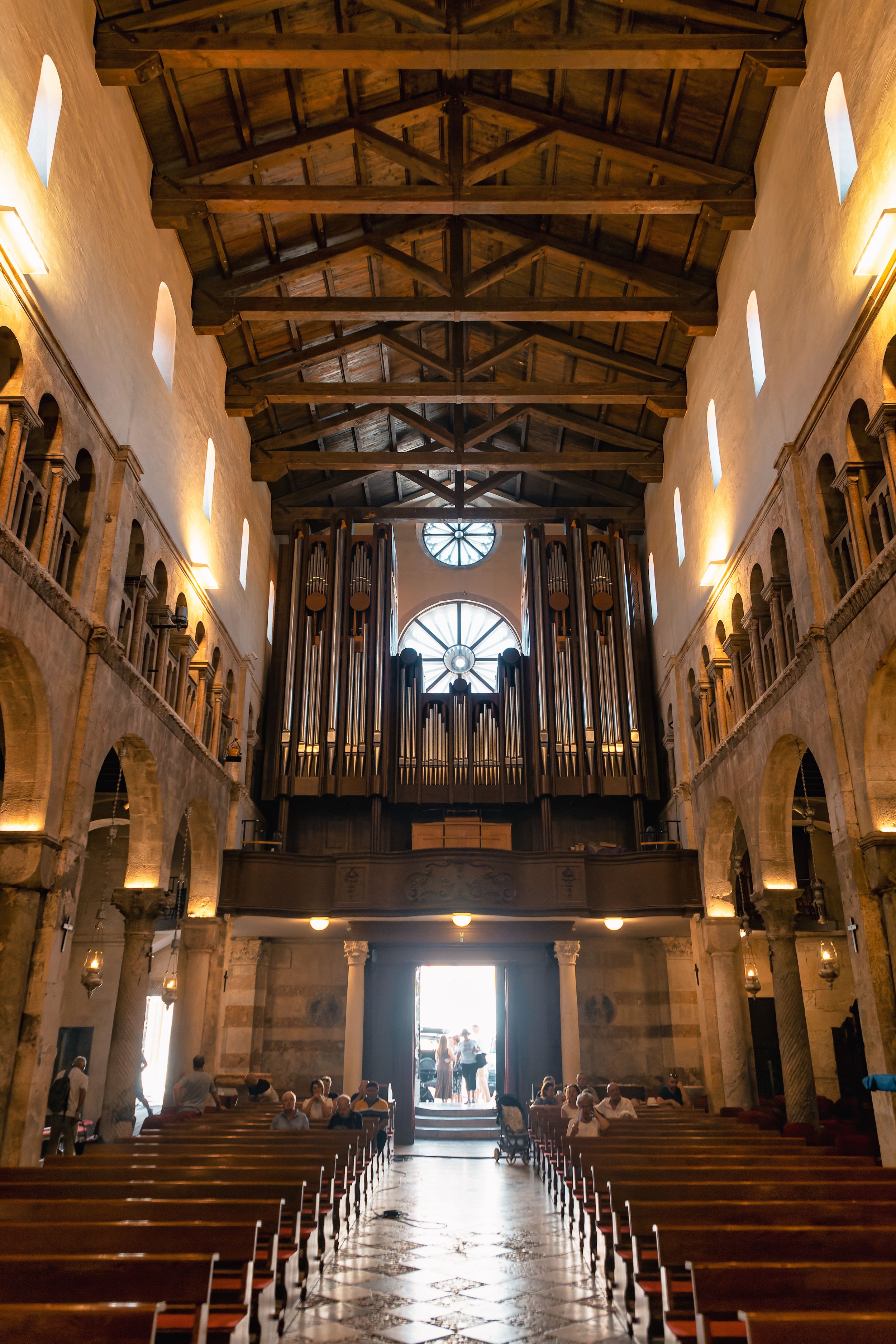 Organ in the Cathedral in Zadar, Croatia