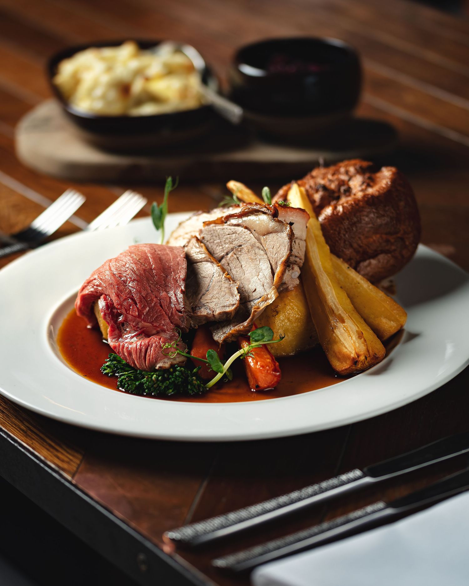 Restaurant food photography for Oxford hospitality businesses